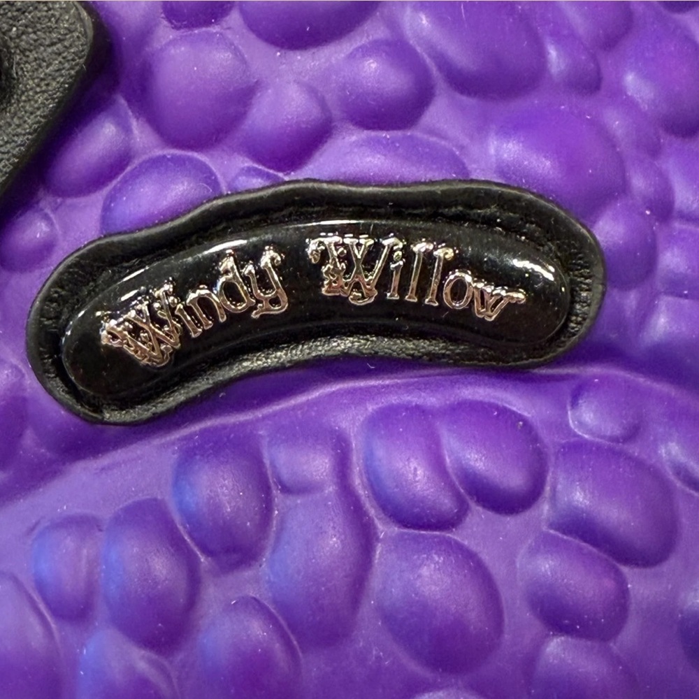 NEW Purple Official Windy Willow Frog Toad Purse Handbag Clutch - Picture 5 of 14
